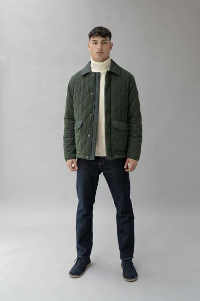 Rihunik ELTON diamond-quilted jacket